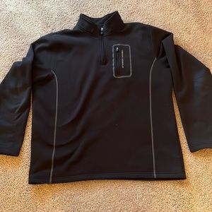 Under Armour Men’s XL Fleece Black Quart Zip Pullover Sweatshirt